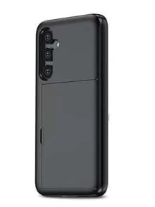 For Galaxy Case, Anti-Drop Two-In-One PC Card Case For Mobile Phone, Suitable Compatible With Apple 17 Promax 17 Pro 17e 16E 15 14 13 12 11 18 Models. 2-In-1 Shock-Proof Mobile Phone Protection Case, With Card Slot And Wallet-Style Design. - Black - View 55