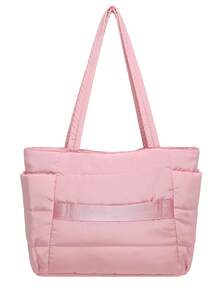 Women's Lightweight Fluffy Tote Bag, Suitable For Travel, Work, Beach, Gym, Shopping, School And Office Use - Multicolor - View 8