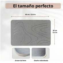 Diatomite Stone Bath Mat, Quick-Drying, Super Absorbent, Non-Slip And Easy To Clean, 60 * 39cm - A - View 7