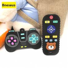 Bneseus 2pcs Silicone Game Controller Teether Toy And Bear TV Remote Teether Toy, Soft Silicone Material, Early Education Educational Teething Toy, Sensory Chewing Toy, Baby Silicone Teether, Perfect Gift For Newborns On Easter, Thanksgiving, Christmas - Teething Set - View 6