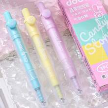 3 buah Pulpen Gel Tarik Ujung CS 0.5mm Motif Buah Biru, Gradien Rainbow Sweetheart, Pulpen Doudou Buah Biru 3.0 Versi Terbaru, Tersedia dalam Dua Seri Warna Bubble Candy/Rainbow Sweetheart, Bodi Pulpen Macaron Gradien Lembut, Segar dan Menyejukkan, Penampilan Luar Biasa, Ujung Pulpen Presisi Tinggi CS 0.5mm, Aliran Tinta Merata dan Halus, Tulisan Halus dengan Gesekan Rendah, Tidak Ada Tinta yang Tersangkut atau Goresan pada Kertas, Cocok untuk Latihan Ujian, Mencatat, dan Menulis Sehari-hari - A - View 7
