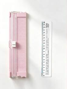 A4 Paper Cutter And Ruler Set, Suitable For DIY Card Making, Scrapbooking, Paper Crafting - Manual Operation, Portable, Suitable For Hobbyists And Office Use - Multicolor - View 9