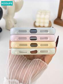 KOOLIFE 糖果色對比相機框手機殼 柔軟 TPU 防震保護手機殼 適用於 iPhone 18 Pro Max, 17, 17 Pro Max, 16 Pro, 15 Pro Max, 13 Pro, 15, 14, 14 Pro, 13 - 晴藍 - 查看 9