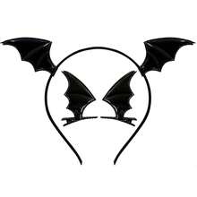 Bộ 3 băng đô cánh dơi Halloween kèm kẹp tóc cánh quỷ, phụ kiện hóa trang Halloween, cosplay và tiệc hóa trang - A - Xem 7
