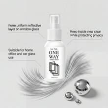 JUE FISH Reflective Window Film Spray, Reflective Privacy Spray, Convenient, Durable, Wear-Resistant, Multi-Scenario Application Spray - A - View 5