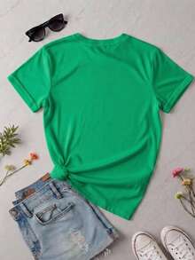 Women T-Shirts - Green - View 2