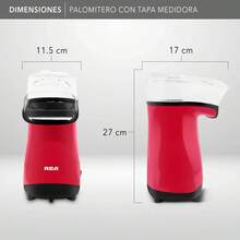 Rca Palomitero Con Tapa Medidora Rc-1025 - Rojo - Ver 3