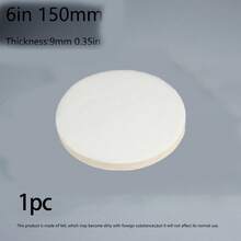 Pad Roda Pemoles Wol Felt Bundar - Cakram Roda Pemoles Wol - Pad Roda Kain Pemoles Wol Felt - Cocok untuk Logam Aluminium, Baja Tahan Karat, Kaca - Mesin Pemoles Gerinda Sudut Penghilang Goresan dan Pemolesan - Tersedia Berbagai Ukuran - A - View 17