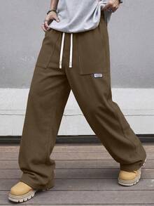 Corduroy Long Pants, Loose Fit Slimming Versatile Style, Durable And Stylish, Men's Daily Wear, Commuter Pants, Suitable As A Gift - Brown - View 5