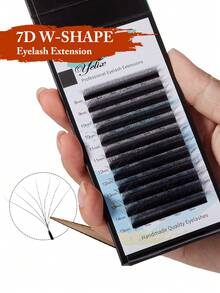 yelix 5D 6D 7D 8D W-Shape Premade Lash Clusters 8-15mm Mix, Automatic Flowering Faux Mink False Eyelashes, Natural Soft Dense Volume Individual Lashes, Fluffy Lash Extensions For Salon DIY Daily Makeup - View 7