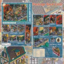 A Set Of DIY Scene‑Building Stickers,DIY Handcraft Stress‑Relief Scene Stickers,Leisure Time Puzzle Materials For Students To Relax - 41.0 American Vintage Street - View 2