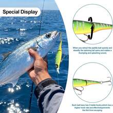Freshwater Fishing Lure Set, Bass Trout Salmon Fishing Accessories, Includes Spoon Lures And Soft Plastic Worm Lures In Tackle Box, Fishing Gift - Set - View 6
