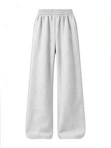 2pcs/Set Girls' Crew Neck Sweatshirt And Wide Leg Pants Outfit, Bow & Kitten Print Crew Neck Sweatshirt + Wide Leg Pants Matching Set, Suitable For Autumn/Winter Daily Wear - Multicolor - View 9