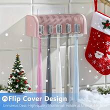 Valentine's Day - High Quality Toothbrush Holder With Holes - Family Shared Enjoyment - Valentine's Day Gift - Cost-Effective Gift - Multicolor - View 2
