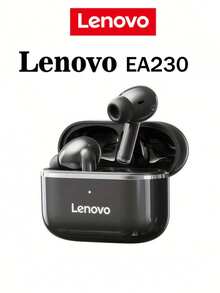 1pc Lenovo EA230 TWS Bluetooth Wireless Earbuds, Stable Bluetooth 5.4, Sensitive Touch Control, Built-In Microphone Supports HD Calls, Long Battery Life, Ergonomic In-Ear Design, Suitable For Gaming, Fitness, Office - View 2