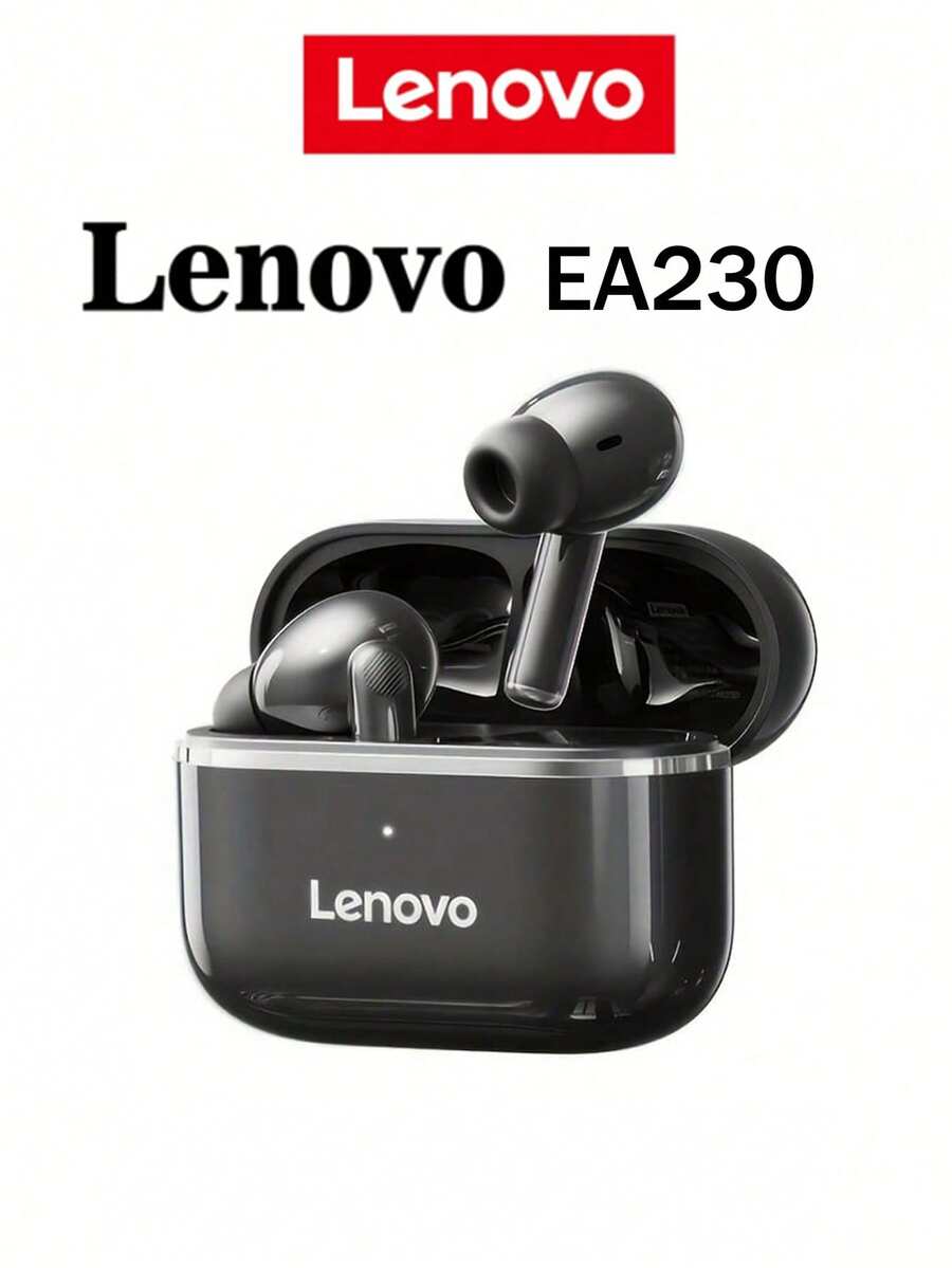 1pc Lenovo EA230 TWS Bluetooth Wireless Earbuds, Stable Bluetooth 5.4, Sensitive Touch Control, Built-In Microphone Supports HD Calls, Long Battery Life, Ergonomic In-Ear Design, Suitable For Gaming, Fitness, Office
