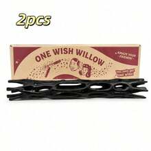 2pcs One Wish Willow Wand, Creative Party Toy, Suitable For Game Performance, Fun Wishing Prop Gift, Back To School Student Party Essential - A - View 2