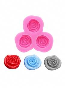 1pc Silicone Rose Flower Mold, Suitable For Polymer Clay Bouquet Casting, DIY Earring Pendant Making, Flower Resin Jewelry Accessories Clay Handmade Craft Mold - Rose - View 16