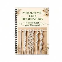 1pc Knotting & Macrame Basics Notebook, Spiral Bound Practice Book, Includes Easy-To-Follow Knotting Tutorials And Professional Handmade Journal, Help You Master Rope Art From Scratch - Multiple Styles - View 11