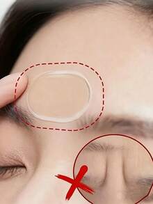 6/24/48pcs Self-Adhesive Sleep Forehead Patches, Reusable Facial Elastic Strips, Full Face Training Patches, Washable And Reusable Adhesive Patches - Multicolor - View 3
