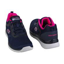 Skechers Bountiful - Quick Path - Navy Womens Sports Shoes - Royal Blue - View 5