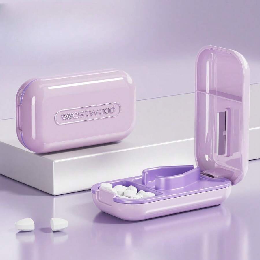 Small Pill Cutter, Suitable For Small And Tiny Pills, Portable Exquisite Pill Cutter, Can Cut Large Pills, Vitamin Tablets, Suitable For Pocket Carry - one-size - View 1