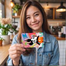 1 Set/4 Buah Stiker Kartu Kredit dan Kartu Debit Disney Mickey Mouse Clubhouse, Mickey & Minnie Mouse, Film Pelindung PVC yang Dapat Dilepas, Anti Kerut, Desain Ultra Tipis, Bebas Gelembung, Cocok untuk Kartu Bank dan Kartu Transportasi, Hadiah Liburan - A - View 1