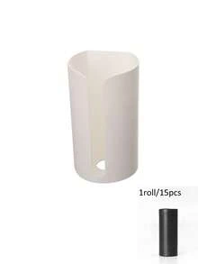 1pc Trash Bag Storage Box Plastic Bag Collector Wall-Mounted No-Drill Kitchen Convenient Pull-Out Design - Multicolor - View 15