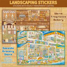 A Set Of DIY Scene‑Building Stickers,DIY Handcraft Stress‑Relief Scene Stickers,Leisure Time Puzzle Materials For Students To Relax - 40.0 Warm Scent Bakery - View 1