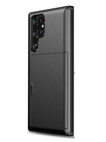 For Galaxy Case, Anti-Drop Two-In-One PC Card Case For Mobile Phone, Suitable Compatible With Apple 17 Promax 17 Pro 17e 16E 15 14 13 12 11 18 Models. 2-In-1 Shock-Proof Mobile Phone Protection Case, With Card Slot And Wallet-Style Design. - Black - View 78