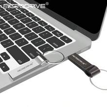 Microdrive Metal USB 2.0 Flash Drive Portable Thumb Drive With Key Ring Loop Waterproof Pendrive External Memory Stick For Laptop PC Computer Office Daily Storage - View 2