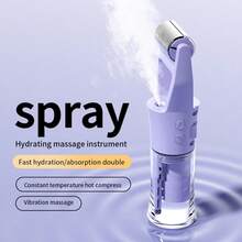 ENSSU 3-In-1 Portable Facial Beauty Device, Nano Mist Facial Sprayer With Vibration Massage And Heat Compress Functions, Built-In 1200mAh Rechargeable Battery, Type-C Fast Charging And Auto-Off Timer, Practical Home Personal Skincare Tool - 1 Pc - View 9