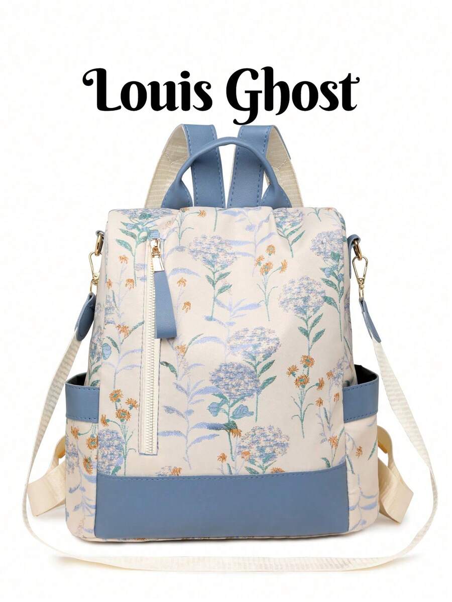 Premium Anti-Theft Women's Backpack; Latest Personalized Casual Soft Genuine Leather Women's Backpack; Large Capacity Expandable Multi-Function Travel Backpack; Multipurpose Student Backpack - Multicolor - View 1