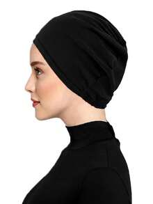 6/4/1pc Soft Elastic Lining Headscarf - Elegant Solid Color, Multi-Functional Headscarf, Fashionable Chemotherapy Hat, Suitable For Women - Ideal Choice For Casual Wear - Multicolor - View 11
