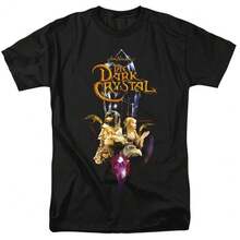 \N&Lt;Dark Crystal: Crystal Quest&Gt; Officially Licensed Adult Pattern T-Shirt, Autumn Fashion, Autumn Style. - Black - View 1