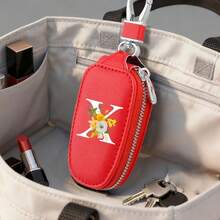 26 Letter Plainweavekey Bag,Red Yellow Flowerkey Bag,Car Keychain,Keychain,PUkeychain,Wallet,Zipper Bag,Carkeyorganizer,Men'sgift,Christmasgift - Multicolor - View 25