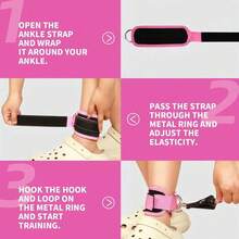 1 Set All-In-One Resistance Band Set, Helps You Build Perfect Peach Butt, Suitable For Glute Kickback Training, Butt Shaping And Home Fitness - A - View 11
