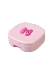 Bow Makeup Mirror Jewelry Storage Box, Plastic Drawer-Style Multi-Layer Cosmetic Mirror, Foldable Convenient Small Mirror Box, Foldable Covered Storage Box, Lightweight Dustproof, High Definition Mirror Surface, Smooth Sliding Drawers, Dressing Table Layered Compartments For Necklaces Rings Hair Clips, Fits Flat Inside Travel Suitcase With Lid Closed, Suitable For Women, College Students, Office Workers, Perfect Gift Between Friends, Protective Souvenir, Birthday Gift - Multicolor - View 13
