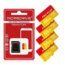 MICRODRIVE Kartu Memori Flash Micro SD TF PRO PLUS 128GB 64GB 32GB 16GB 8GB Kelas 10 U3 Kartu Penyimpanan Kecepatan Tinggi Gratis Adaptor SD Untuk Kamera Video Perekam Pengawasan Ponsel - View 1