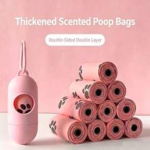 150pcs Scented Dog Poop Bags -Pet Waste Bags With Dispenser, Thickened, Portable, Pet Waste Bags Suitable For Car Trash Cans And Small Trash Cans, Leak-Proof Pet-Specific Garbage Bags, Suitable For Outdoor Dog Walking - View 2