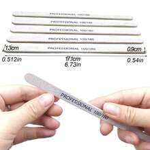 5/10/25/50/100Pcs Professional Nail File 100/180/240 Sanding Buffer Block UV Gel Nail Polish Pro Nail Files Artificial Nail Tips Manicure Pedicure DIY Tools Accessories - White - View 4