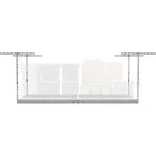 4x8 Ft Garage Overhead Storage Rack, White, Height 24- 45inch| Heavy-Duty 4x8 Ft Garage Overhead Storage Rack, 500 Lbs Load Capacity, Adjustable Height From 24 To 45inch, Scratch-Resistant Powder Coating - White - View 6