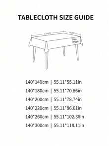 1pc Lace Tablecloth, Scalloped Hem Decor, Polyester Fabric, Jacquard Floral Pattern, Rectangular Square Round Tablecloth, Suitable For Patio Garden Tea Table Dining Room Living Room Tabletop Decoration - Apricot - View 4