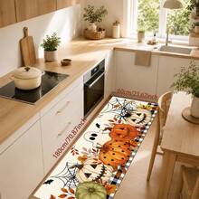 1/2pcs Halloween Pumpkin & Ghost Pattern, Vintage Diatomaceous Earth Bath Mat, Super Absorbent, Non-Slip, Perfect For Bathroom, Kitchen And Dining Room, Quick Drying, Machine Washable, Perfect Gift For Home Decor And Bathroom Mat - Multicolor - View 15
