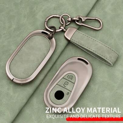 Key Fob Cover Case, Zinc Alloy Material With Keychain Fits GLC GLS EQS S 450 480 580 C200L 260L Key Remote C - Green