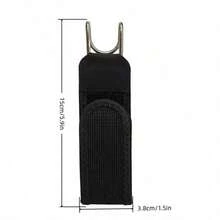 Logo‑Free Adjustable Iron Hook Lazy Belt, Elastic Hook‑Loop Fastening Waist Buckle, No‑Buckle Paste Belt For Men Women, Convenient Elastic Waist Strap For Daily Casual Outfit Pants Accessory - A - View 12