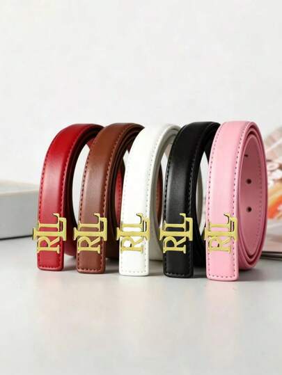 Minimalist Women's Leather Belt, Premium Waist Belt For Dress And Jeans, Slim Waist Belt