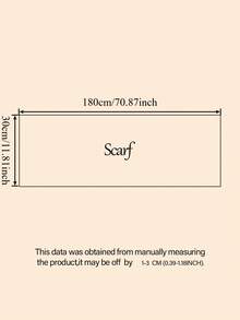 Old Money Style Men's Scarf, Premium Wool Blend Luxury Letter Reversible Long Neck Warmer, Thick & Warm - Multicolor - View 4