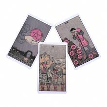Pink Beginners Tarot Card Game, Casual Entertainment For Family Gatherings, Holiday Card Game, Party Game Activity - Watermelon Pink - View 5