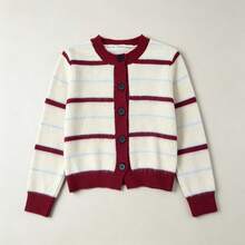 Women Sweaters - Red and White - View 9
